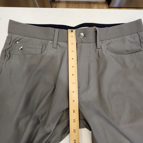 Tailor Vintage Pants Mens 36x30 Gray Luxe Performance New Canaan Golf Casual* - Picture 10 of 13